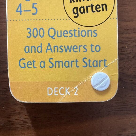 Brain Quest Learn Kindergarten Ages 4-6 Lot of 2 Quiz Deck Revised 4th Ed 2012 - Picture 9 of 13